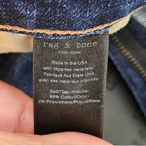 Rag & Bone Heritage High-Rise Cigarette Denim Jeans | Women's 29 - Picture 14 of 14